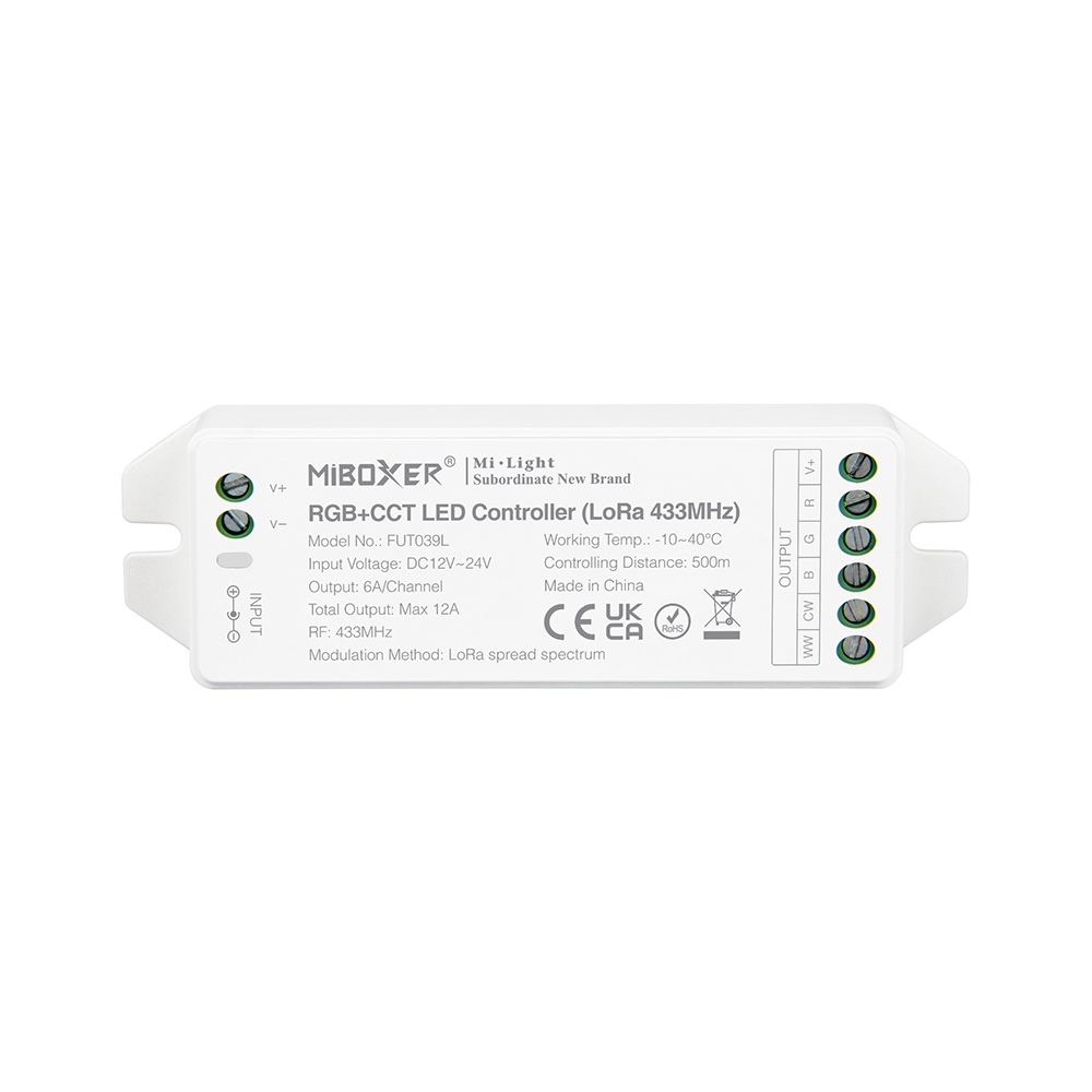 FUT039L DC12~24V RGB+CCT LED Controller